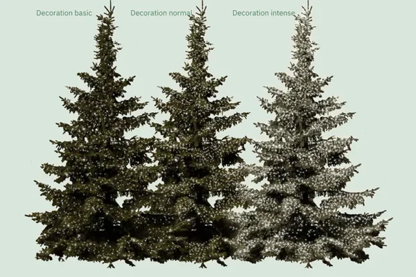 CONE-SHAPED TREES GUIDELINES FOR DECORATING