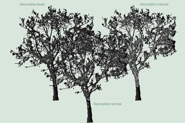 CROWN-SHAPED TREES GUIDELINES FOR DECORATING